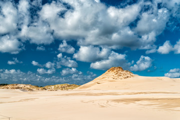 Fototapeta na wymiar sand dunes in Leba, Poland