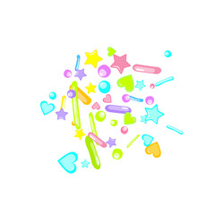 Sprinkles grainy. Cupcake dessert bakery confetti