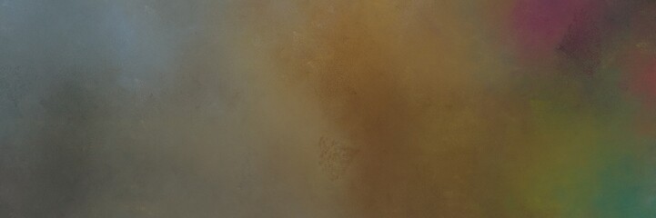 vintage abstract painted background with dark olive green, slate gray and pastel brown colors and space for text or image. can be used as header or banner