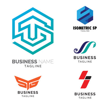 S letter based theme logo set. vector volume 2