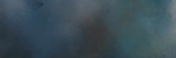 vintage abstract painted background with dark slate gray and slate gray colors and space for text or image. can be used as horizontal background texture