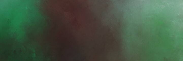 Fototapeta premium old color brushed vintage texture with dark slate gray, slate gray and sea green colors. distressed old textured background with space for text or image. can be used as header or banner