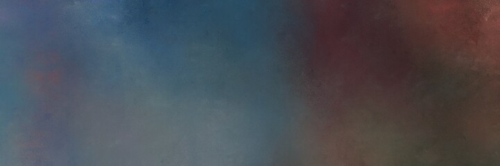 vintage abstract painted background with dark slate gray and very dark violet colors and space for text or image. can be used as horizontal background texture