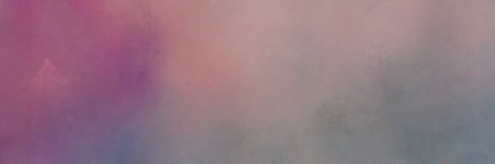 abstract painting background texture with gray gray, antique fuchsia and old lavender colors and space for text or image. can be used as horizontal background graphic