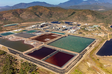 Tailing ponds at Korea Zinc's Sun Metals plant in Townsville, Qld