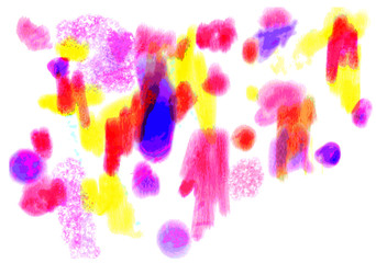 Picture in watercolors style background vector（水彩風ベクター壁紙）