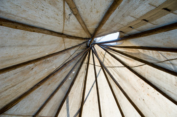 Inside Teepee