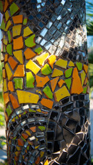 Colorful Ornate Title Art at Old Town Square in Mexico