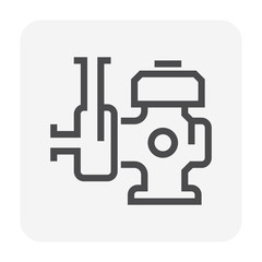 Fototapeta premium water pump icon
