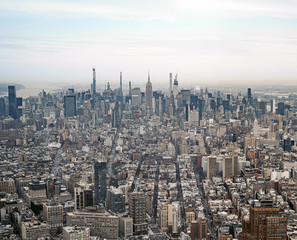 Luftaufnahme New York City