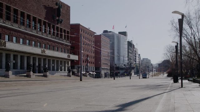 Oslo lockdown during Covid-19 in March 2020
