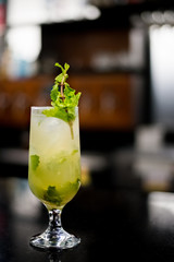 The art of mixology to create delicious and original cocktails.