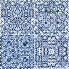 Portuguese vintage azulejo tiles.