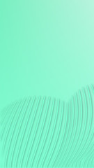 Fresh mint vertical abstract background with geometric lines and gradient