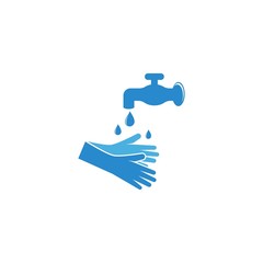 Fototapeta premium Hand washing illustration