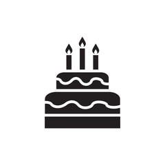 BIRTHDAY CAKE ICON , CAKE ICON