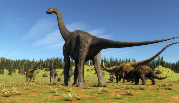 Fototapeta Jurassic valley