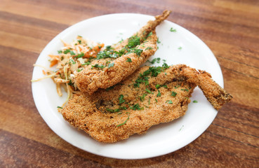 Fried fish in batter, Indian food