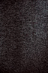 Black artificial leather with large texture