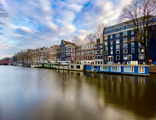 Fototapeta premium Houses of Amsterdam