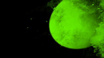 Planet infected with coronavirus. Planet earth in danger. Virus and infection are everywhere. The end of the world .