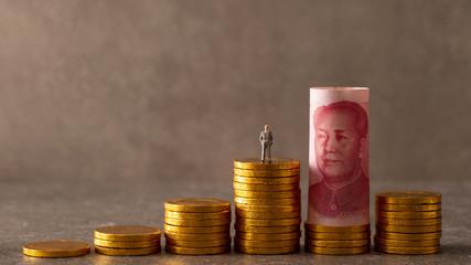 Gold Coin and Chinese Money