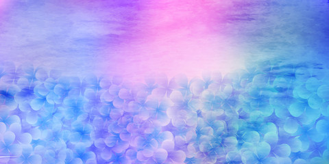 あじさい　梅雨　花　背景