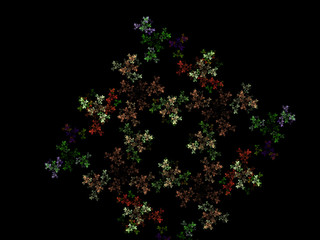 Imaginatory fractal background Image