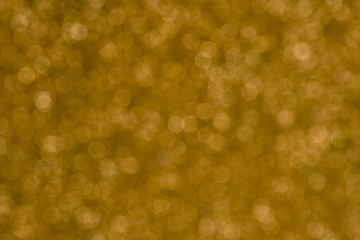 Abstract circular yellow tone color bokeh background. 