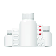 Set of medical pills vector design illustration isolated on white background