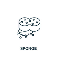 Sponge icon from cleaning collection. Simple line element Sponge symbol for templates, web design and infographics