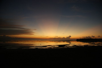 Sunrise in Bali, Indonesia
