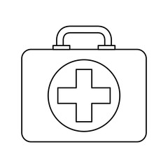 first aid kit isolated icon vector illustration design