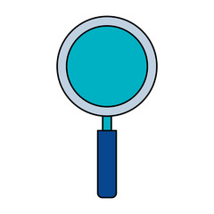 magnifying glass instrument isolated icon vector illustration design