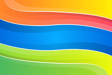 horizontal background with 3D abstract background and paper cut shapes. Vector design layout for business presentations, flyers, posters and invitations. Colorful carving art