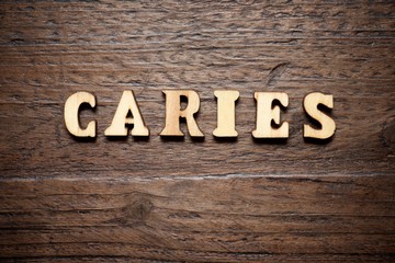 Fototapeta premium caries concept view