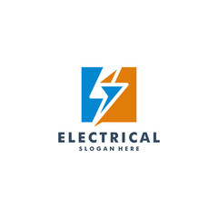 Lightning Logo Template Electrical vector icon illustration design