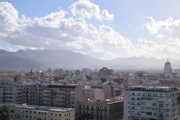 Naklejka premium Panorami di Palermo