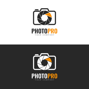 Vector illustration. Photo Studio Logo design. Template logo