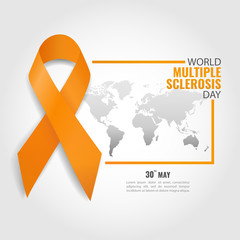 Vector Illustration of World Multiple Sclerosis Day