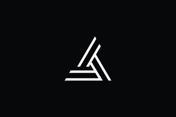 Minimal elegant monogram art logo. Outstanding professional trendy awesome artistic ST TS initial based Alphabet icon logo. Premium Business logo White color on black background