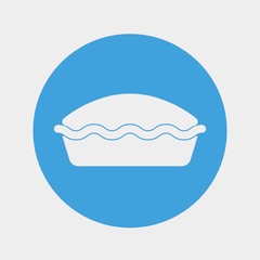pan cake icon vector illustration and symbol for website and graphic design
