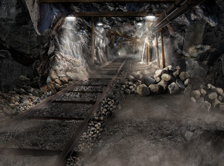 Mine deep, lost and dark without miners