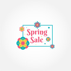Spring Sale Banner Vector Design For Celebrate Moment