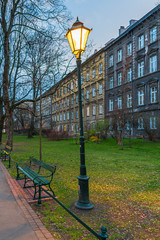 Koronavirus, covid-19 - puste ulice Krakowa o 18:00 © Michal45