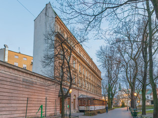 Koronavirus, covid-19 - puste ulice Krakowa o 18:00 © Michal45