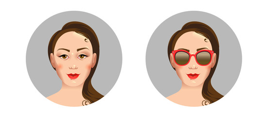 Cartoon style sexy young girl. Poster in comic book style. Vector illustration.