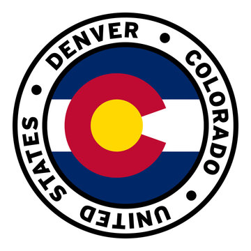 recommend clip art: Round Denver Colorado United States Flag Clipart 2