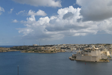 Fototapeta na wymiar Angoli di La Valletta a Malta
