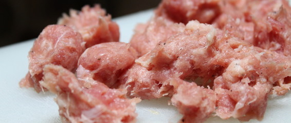 Salsiccia di carne - cucina